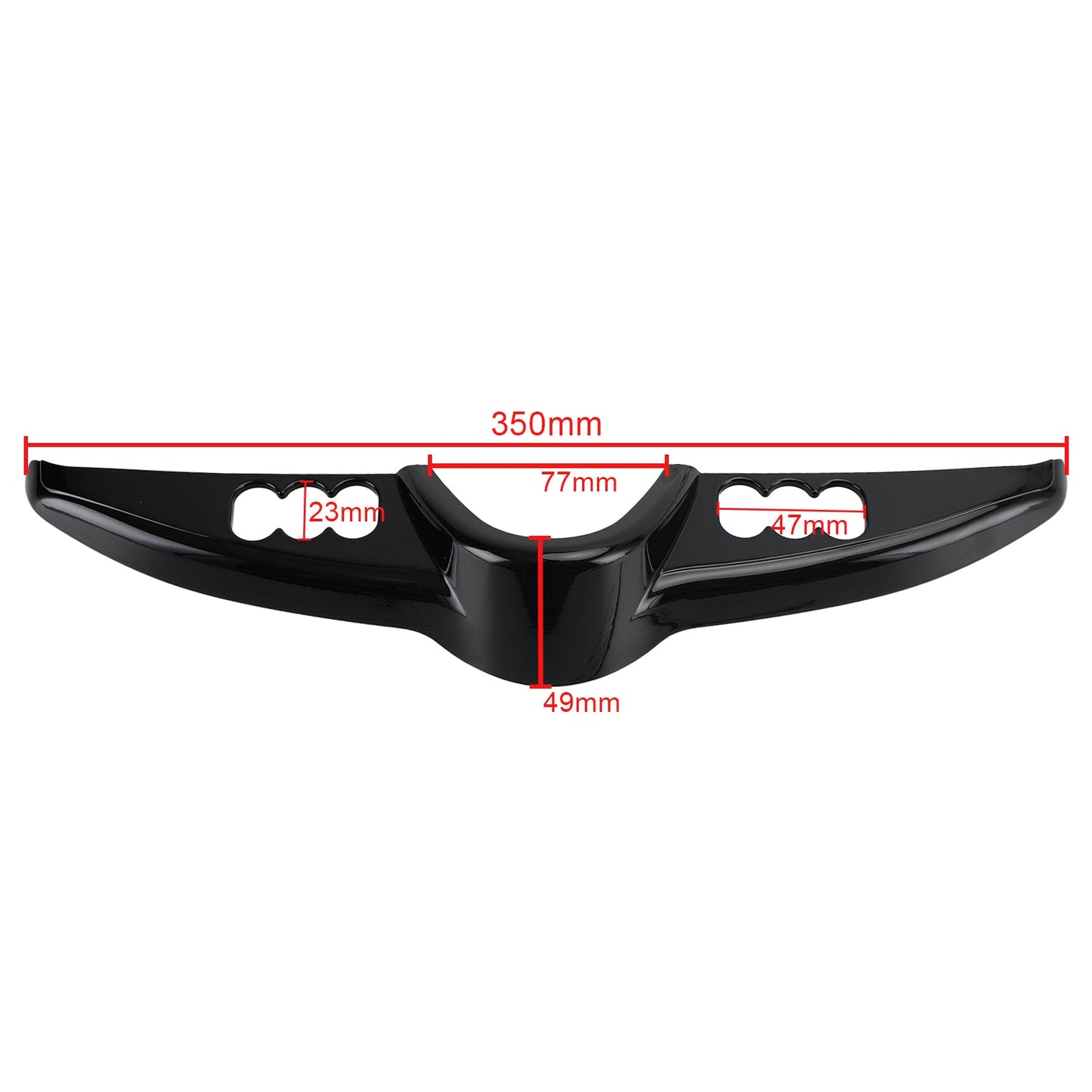 Switch Panel Accent Cover Trim for Touring Electra Glides Tri Glide 2014-2020 Black
