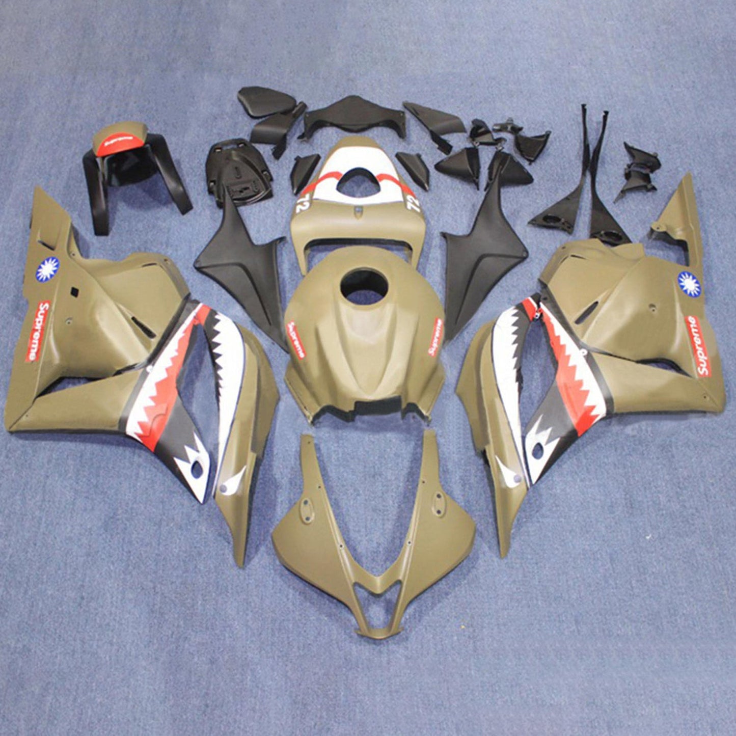 2009-2012 Honda CBR600RR F5 Injection Fairing Kit Bodywork Plastic ABS#189