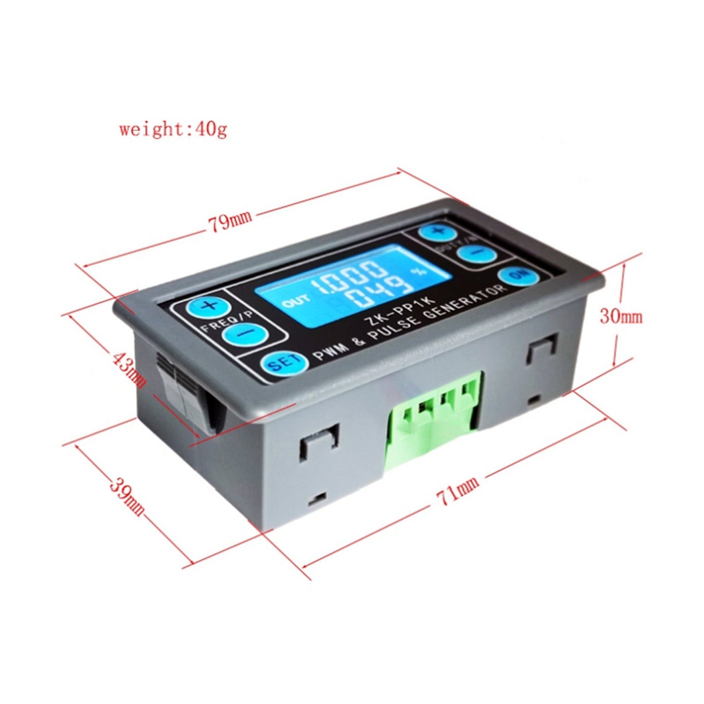 PWM Signal Generator Module Adjustable Pulse Frequency Duty Cycle Square Wave