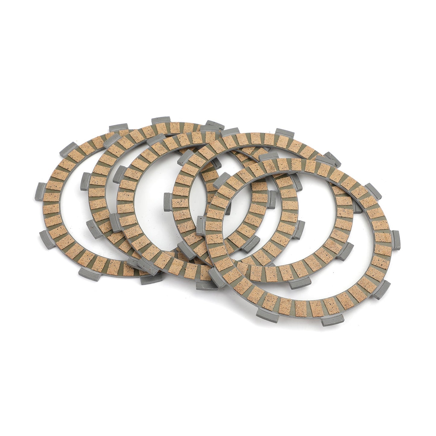 Clutch Plate Kit - Friction Plates For Yamaha SR185H/J TW200E TW200 TRAILWAY XT200J/K YZ100 E/F/G/H/K IT125 G/H/J TY125 TY175B/C YZ125X/C//F/G