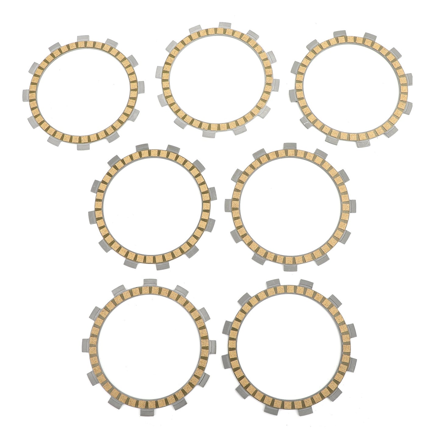 Clutch Plate Kit - Friction Plates For Yamaha YZ125 B/D TDR250/Z/R TDR240 WR250R RX/RY/XX/XY R1Z350/250