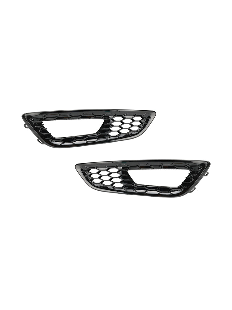 2PCS Front Bumper Fog Light Lamp Cover Bezel Grille fit Ford Focus 2015-2018