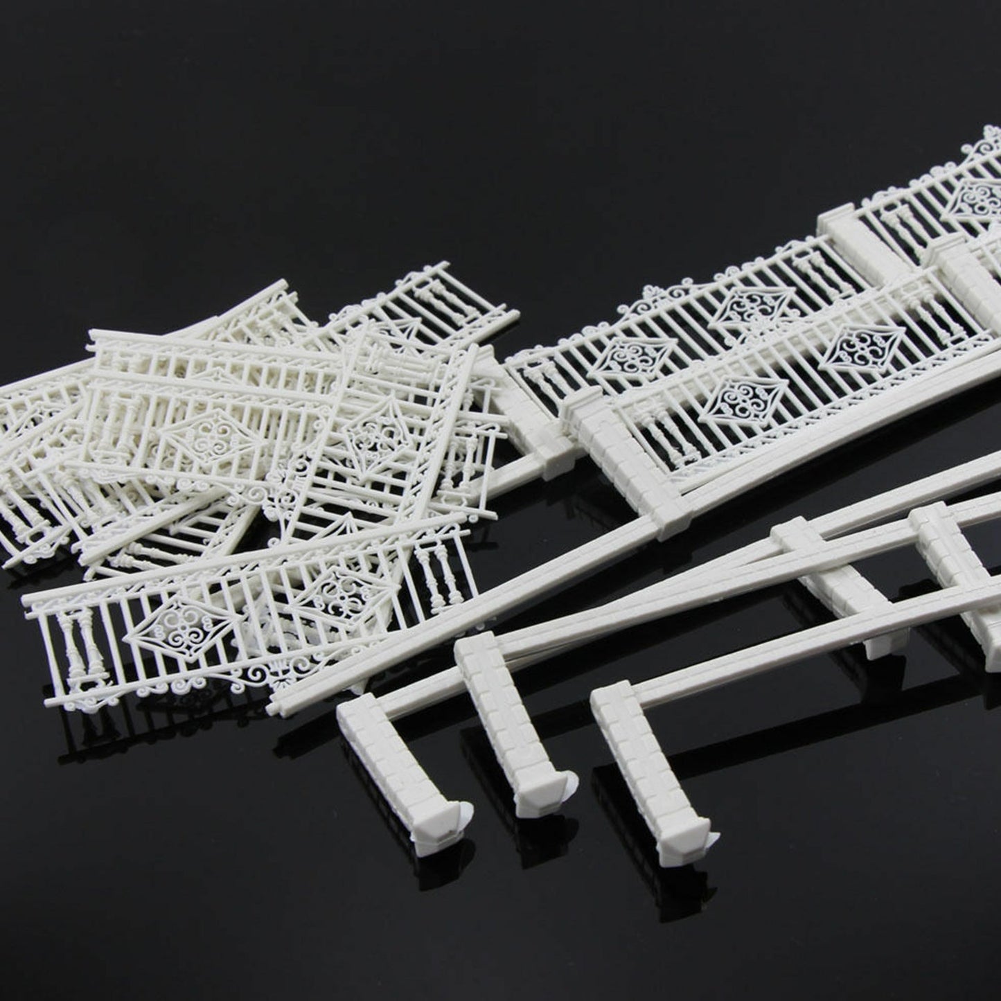 44.88" Detachable Fences for Model Train Railway 3x23cm 1:87 HO OO scale