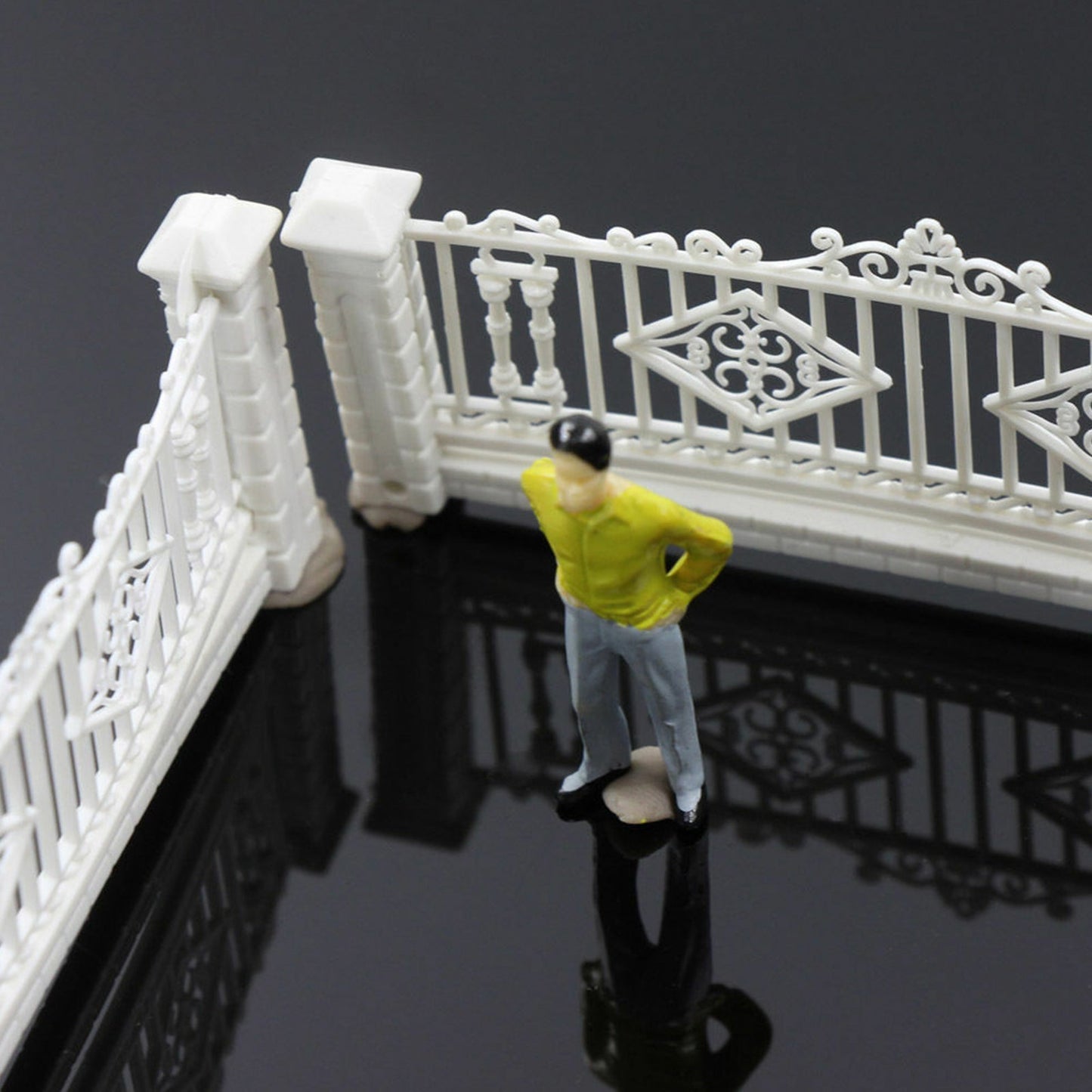 44.88" Detachable Fences for Model Train Railway 3x23cm 1:87 HO OO scale