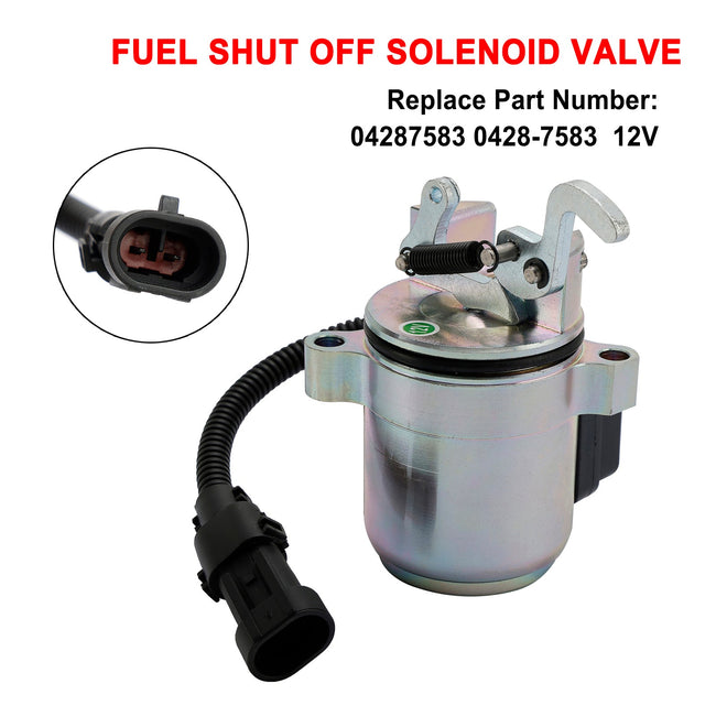 0428-7583 0428-7116 12V Fuel Shutoff Solenoid Compatible With Deutz 1011 2011