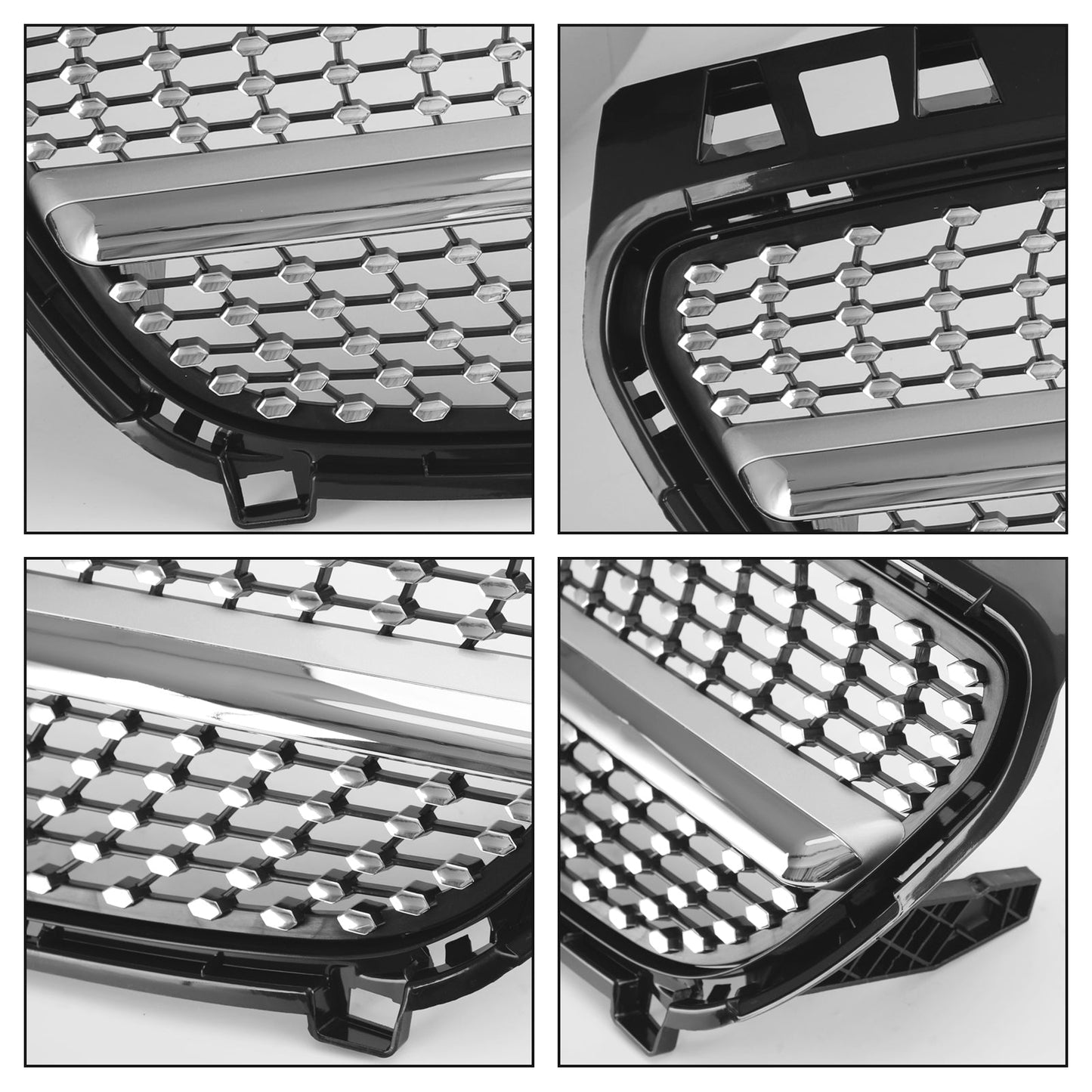 2013-2015 Mercedes Benz Grill A CLASS W176 Car Front Bumper Grille Grill Black/Chrome