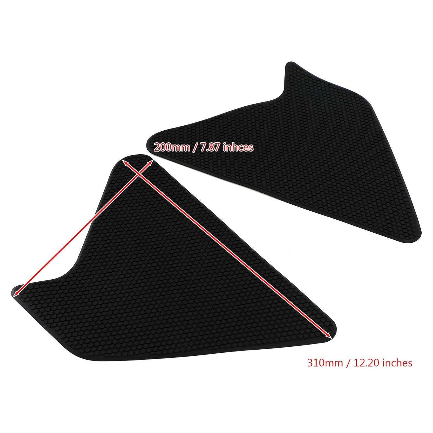 2x Side Tank Traction Grips Pads Fit for Yamaha XT1200Z Super Tenere 12-2019