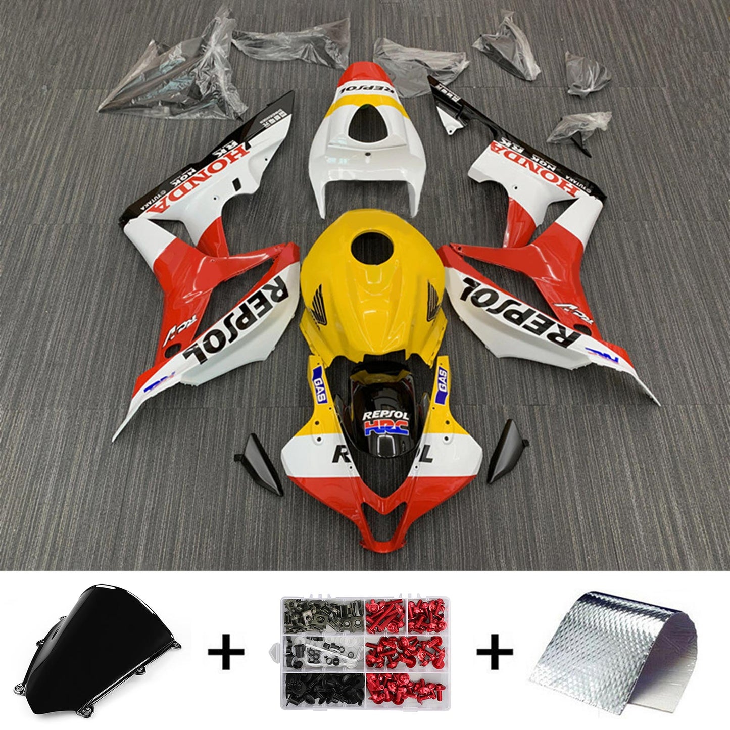 2007-2008 Honda CBR600RR F5 Injection Fairing Kit Bodywork Plastic ABS#188