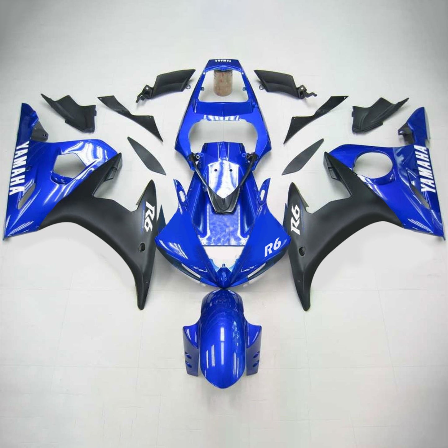 2003-2004 Yamaha YZF 600 R6 2006-2009 R6S Amotopart Injection Fairing Kit Bodywork Plastic ABS #110