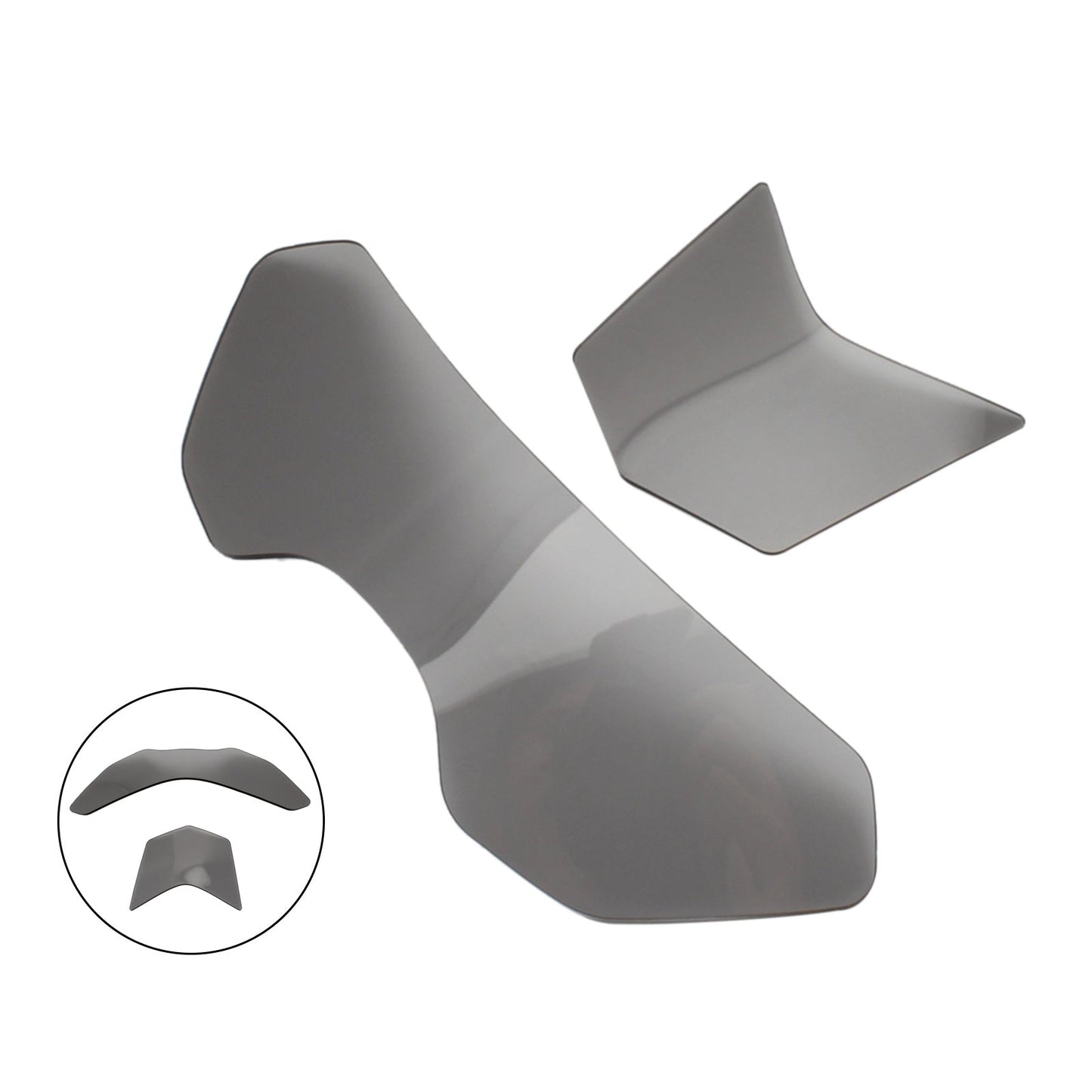 Front Headlight Lens Protection Cover Clear Fit For Yamaha Mt-15 M-Slaz 16-18