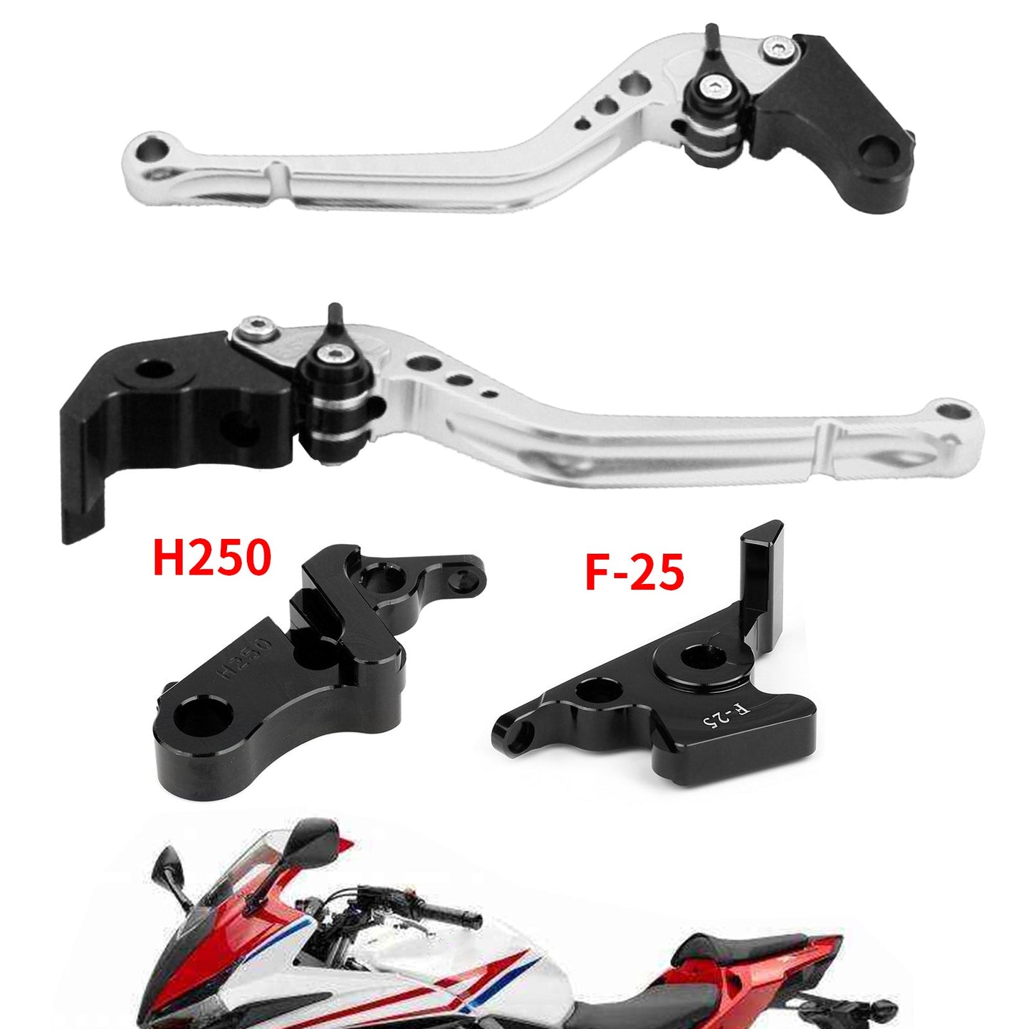 Long Clutch Brake Lever For Honda CBR500R/F/X 13-18 CB300R/F/FA 14-18