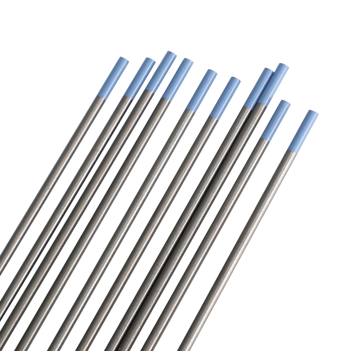 10Pcs 2% Lanthanated Blue Tig Welding Tungsten Electrode 1.0/1.6/2.4/3.2X175mm
