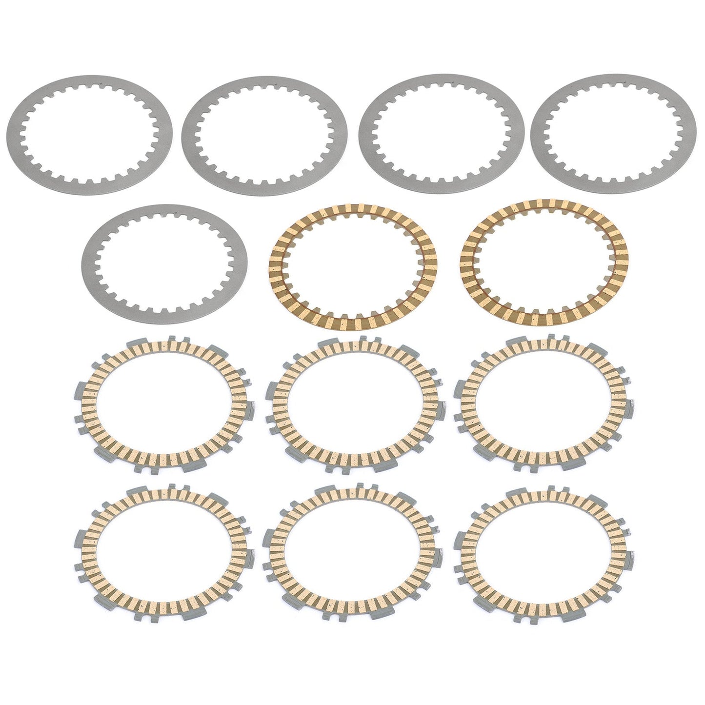 Clutch Plate Kit - Friction & Steel Plates For Yamaha XP500 Tmax 530 T-MAX