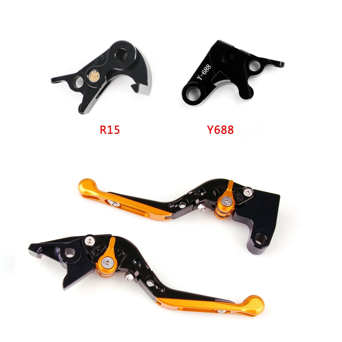 Adjustable Clutch Brake Lever for Yamaha YZF R1/R1M/R1S 15-2021 YZF R6 17-2020