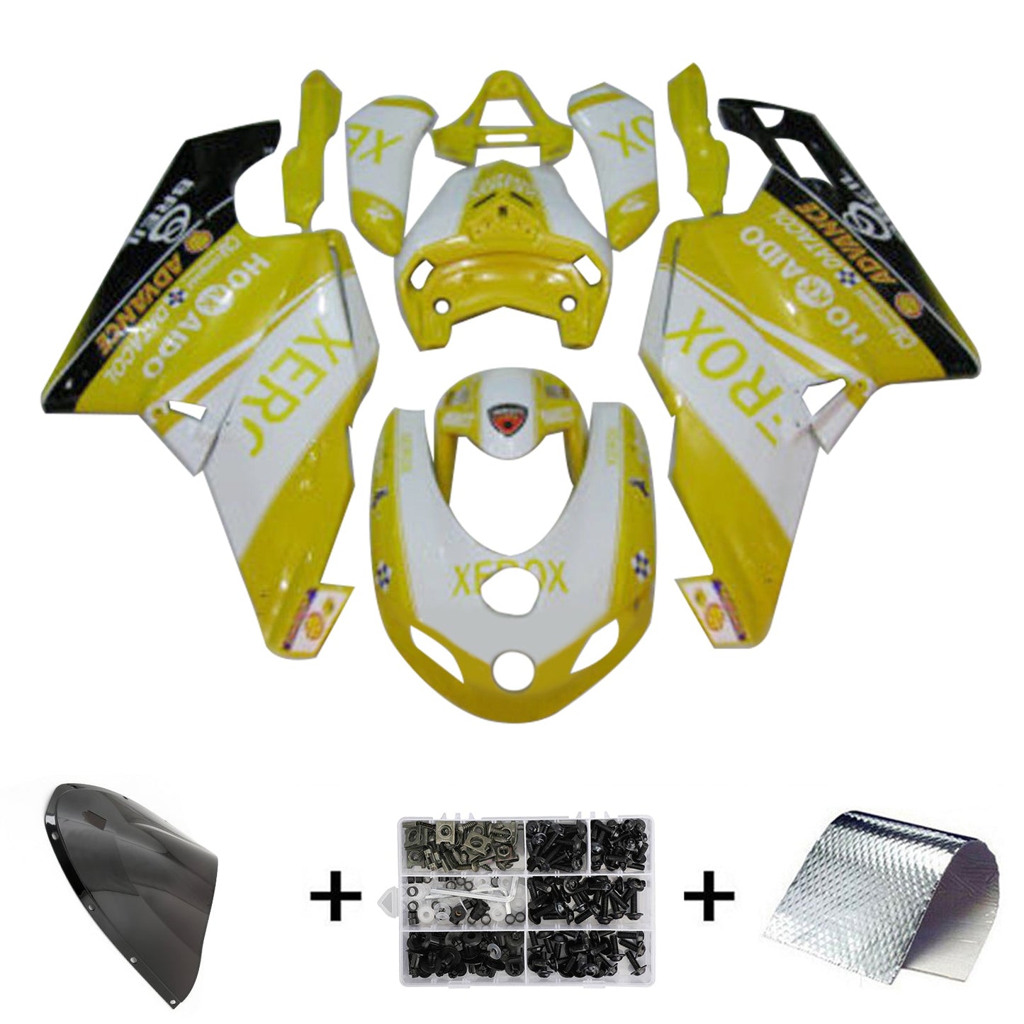 2005-2006 Ducati 999 749 Fairing Kit Bodywork ABS