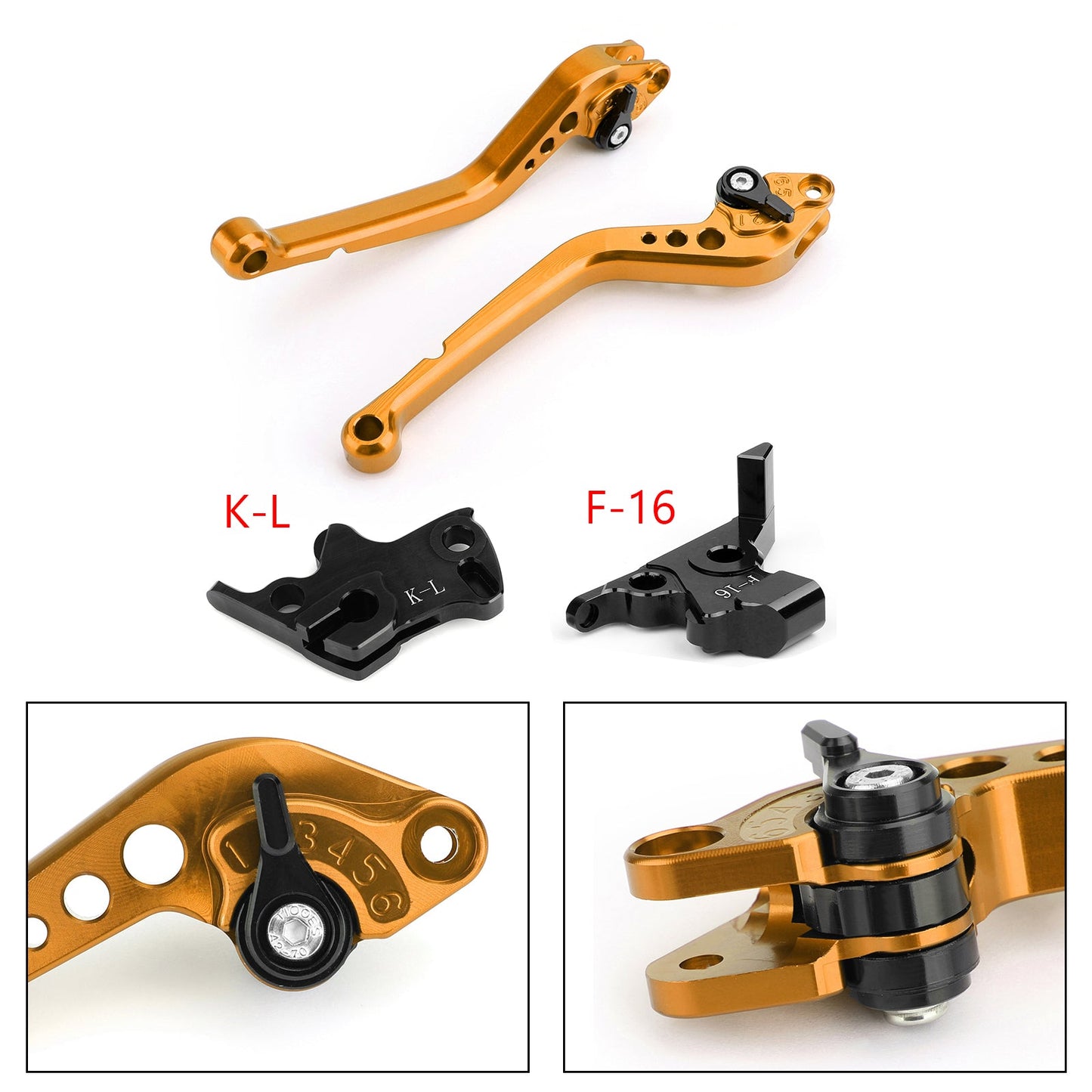 Long Clutch Brake Lever For KTM 390 2019 Silver Generic