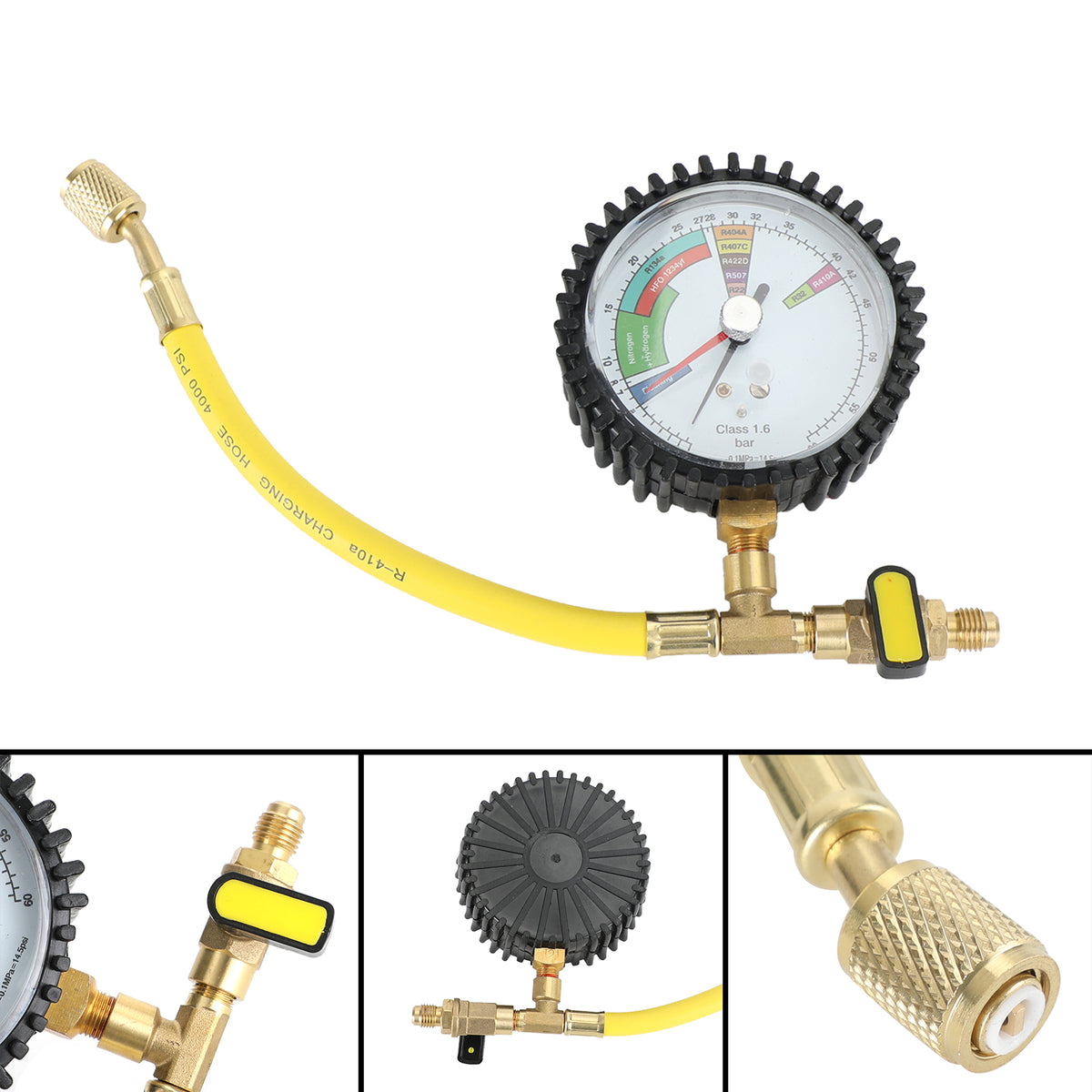 R134A Air Conditioning Refrigeration Nitrogen Pressure Gauge Test Table