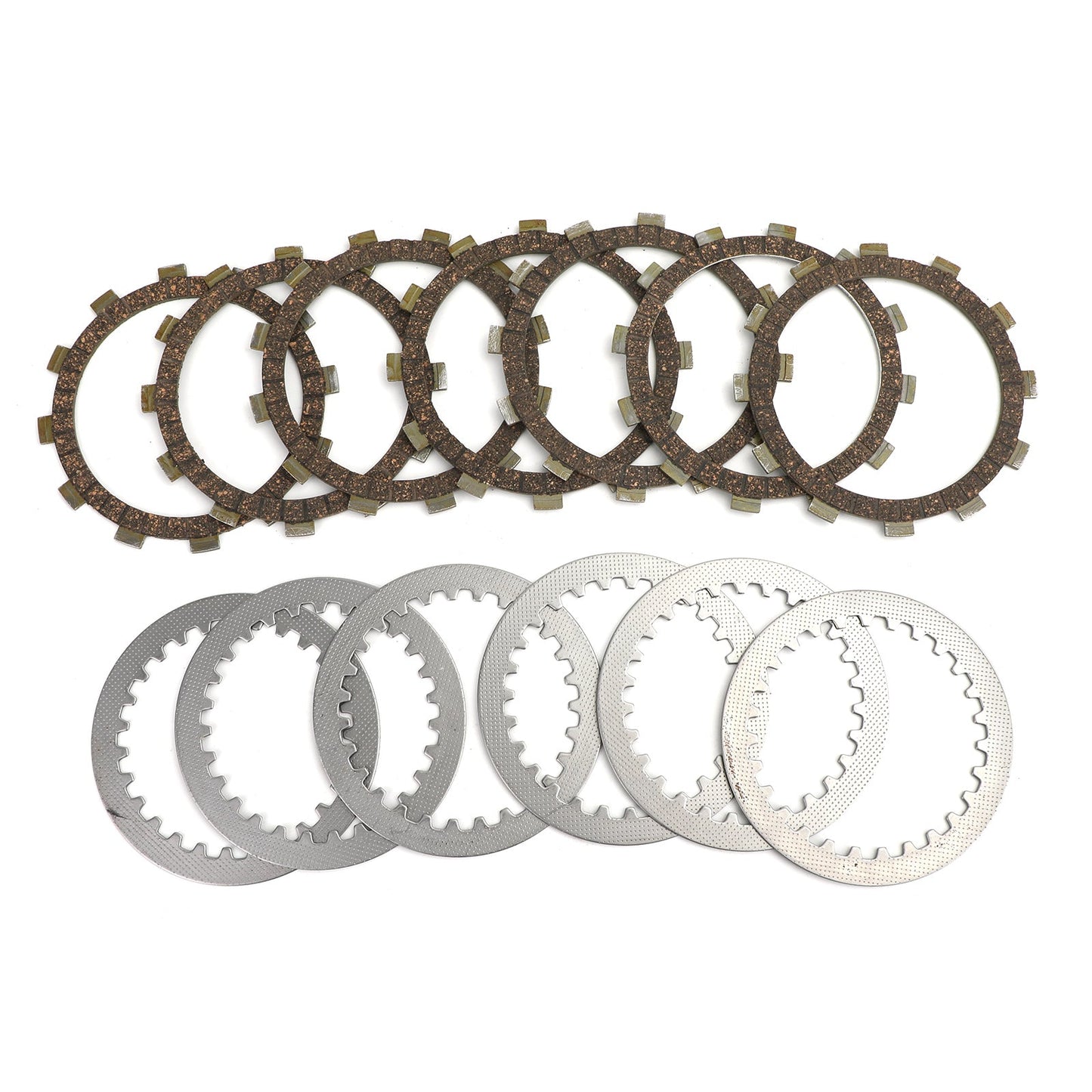 Clutch Plate Kit - Friction & Steel Plates For Yamaha XS250 3N6 XS400D XS400-2E XS400E XS400SG/G/SH/H/SJ IT250H/J IT465H/J