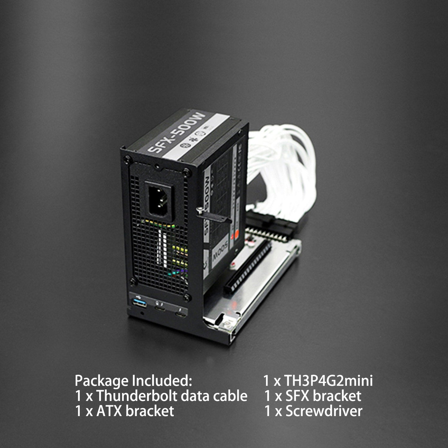 TH3P4G2 mini USB3.0 Graphics Card Extended Bracket for Thunderbolt 3 4 Ports