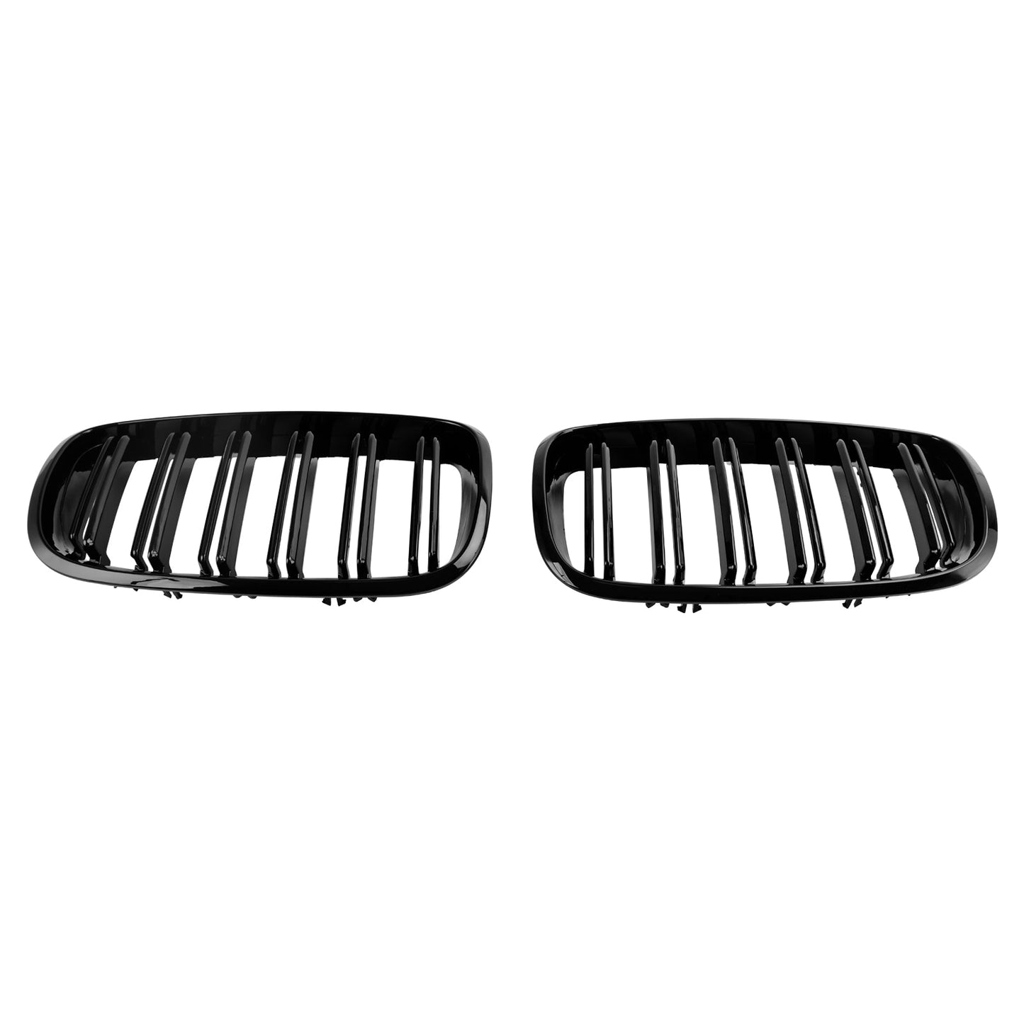 BMW X6 Hybrid E72 2008-2011 Front Bumper Kidney Grille Grill Gloss Black