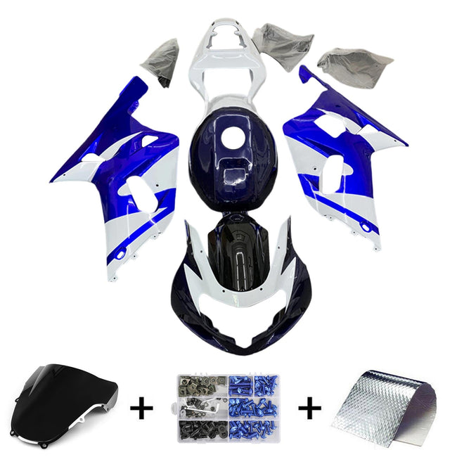 2001-2003 Suzuki GSXR600 GSXR750 K1 Fairing Kit Bodywork Plastic ABS