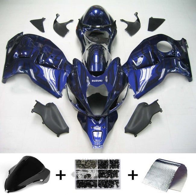 1999-2007 Suzuki Hayabusa GSX1300 Amotopart Injection Fairing Kit Bodywork Plastic ABS #129