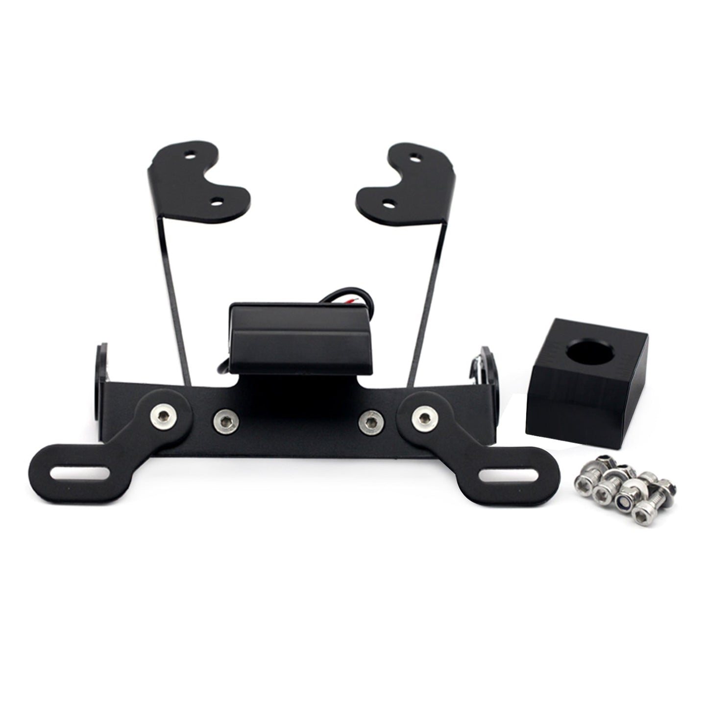 License Plate Bracket For Yamaha MT-09 FZ-09 17-20 BLK