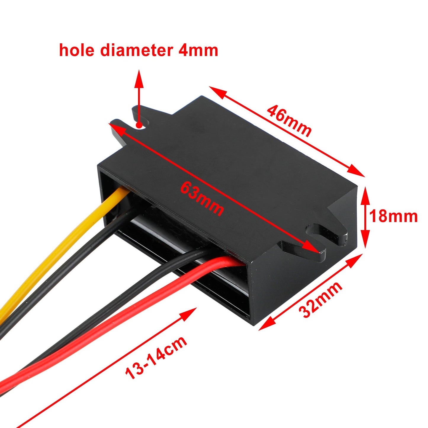 Waterproof DC-DC Converter 24V Step Down to 12V Car Power Supply Module 2A