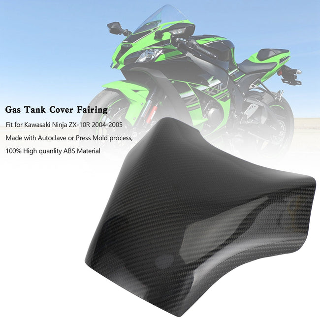 Kawasaki Ninja ZX-10R 2004-2005 Carbon Gas Tank Cover Panel Fairing Protector