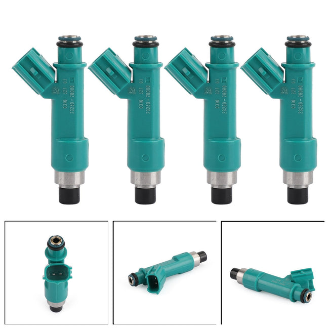 4Pcs Fuel Injectors Fit Toyota Corolla Camry Rav4 Solara Scion 2.4L 23250-28080