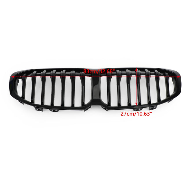 Gloss Black Front Replacement Hood Grille Fit BMW F40 1-Series 2019-2021