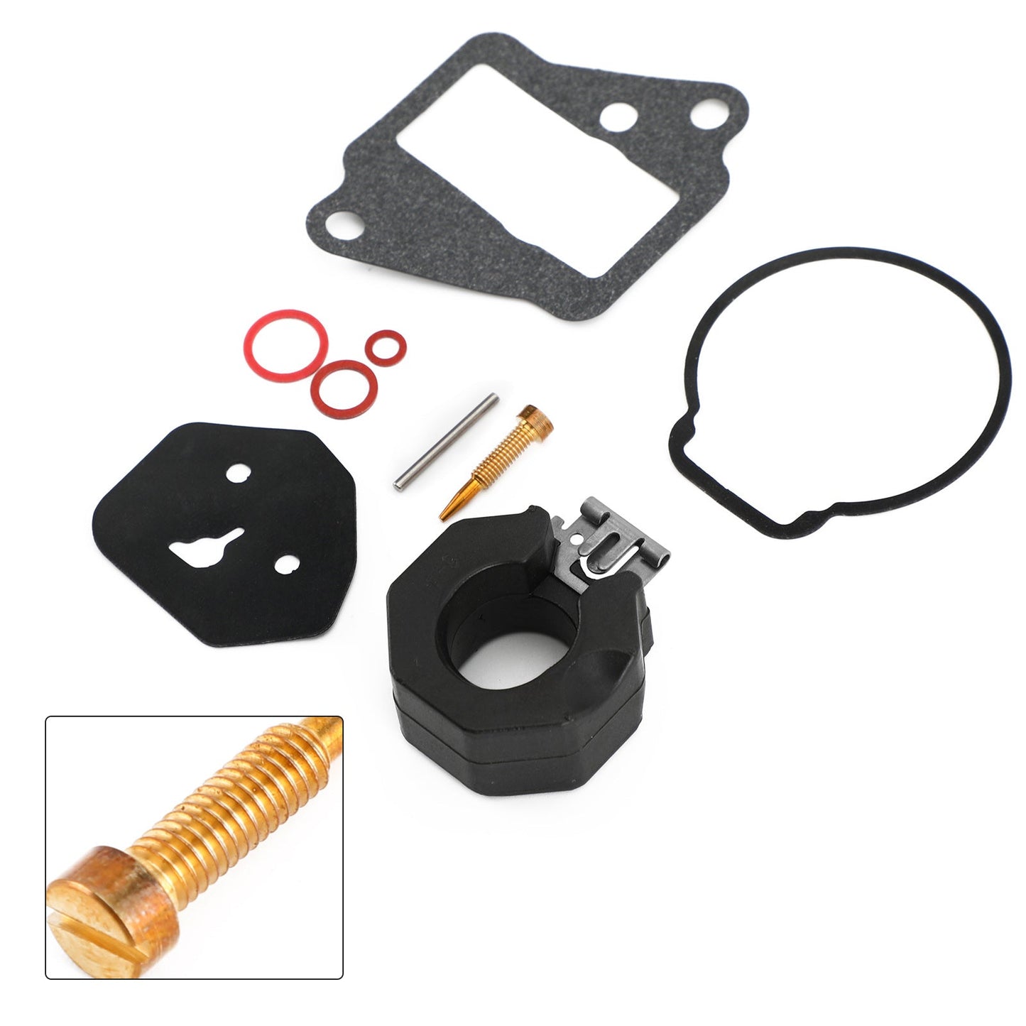Carburetor Rebuild Kit for Yamaha 9.9-15hp 85-95 6E7-W0093-04-00 6E7-W0093-01-00