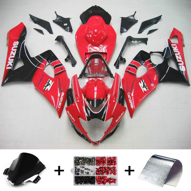 2005-2006 Suzuki GSXR1000 K5 Amotopart Injection Fairing Kit Bodywork Plastic ABS #128