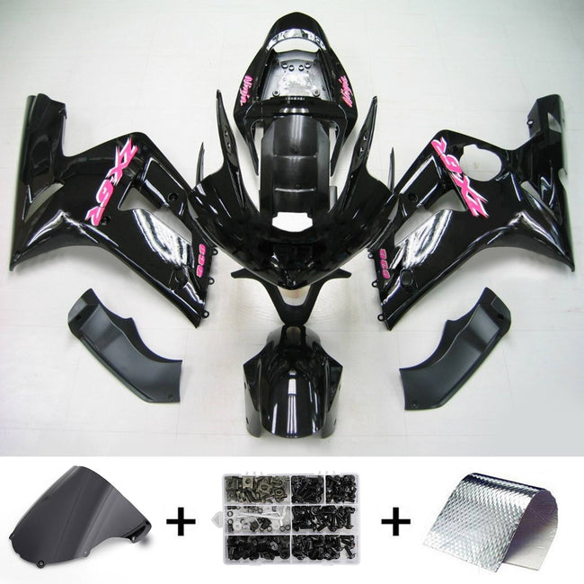 2003-2004 Kawasaki ZX6R 636 Amotopart Injection Fairing Kit Bodywork Plastic ABS #118