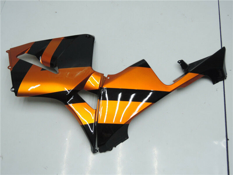 2005-2006 Honda CBR600RR Amotopart USA Stock ABS Injection Mold Bodywork Fairing Kit F5 Red Gold