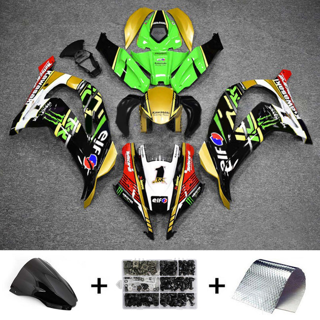 2016-2020 Kawasaki ZX10R Injection Fairing Kit Bodywork Plastic ABS#180