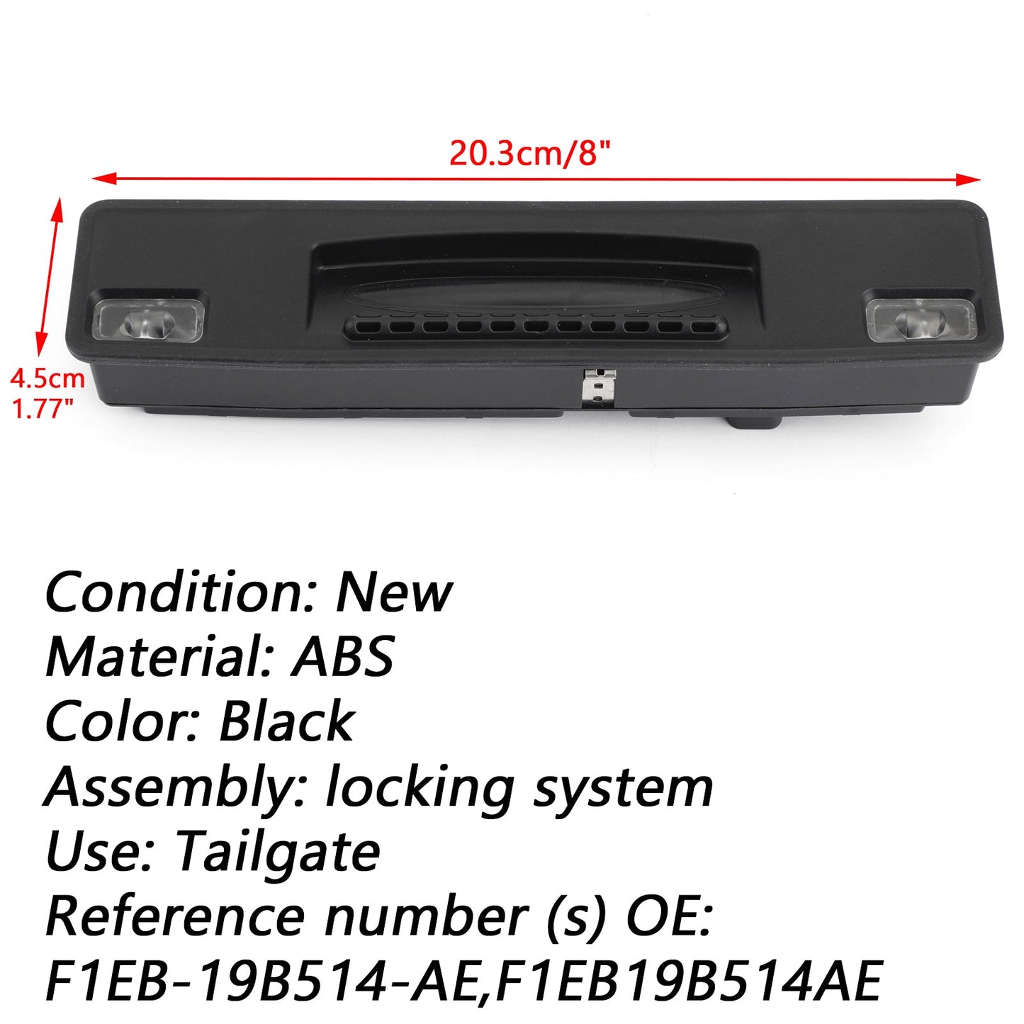 Boot Tailgate Handle Trunk Handle Switch F1EB-19B514-AE for FORD FIESTA VII