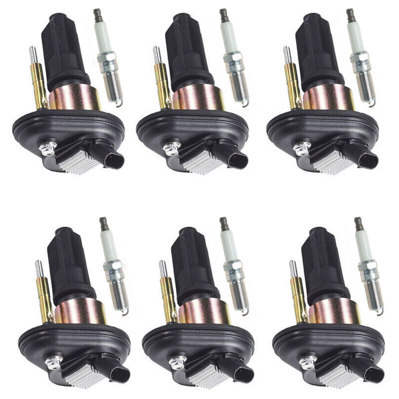 2003-2005 lsuzu Ascender / 2002-2004 Oldsmobile Bravada L6 4.2L
 6X Ignition Coils +Spark Plugs UF303