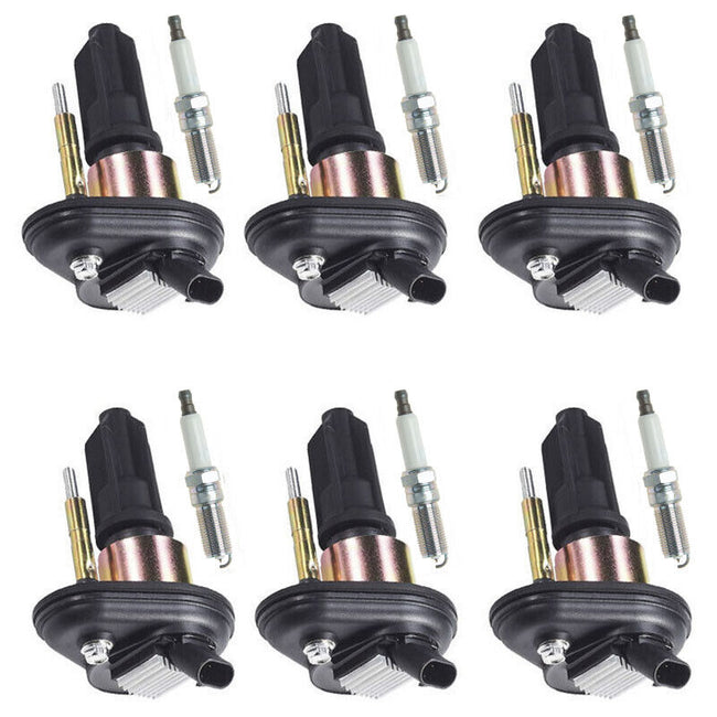 2003-2005 lsuzu Ascender / 2002-2004 Oldsmobile Bravada L6 4.2L
 6X Ignition Coils +Spark Plugs UF303