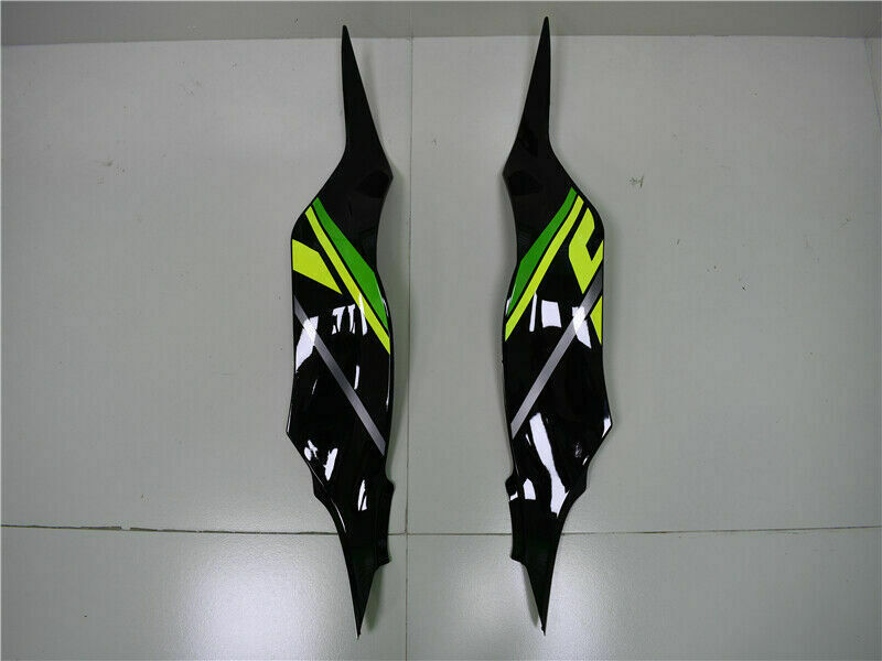 2013-2018 Kawasaki Zx6R Amotopart Fairing Green Black Kit