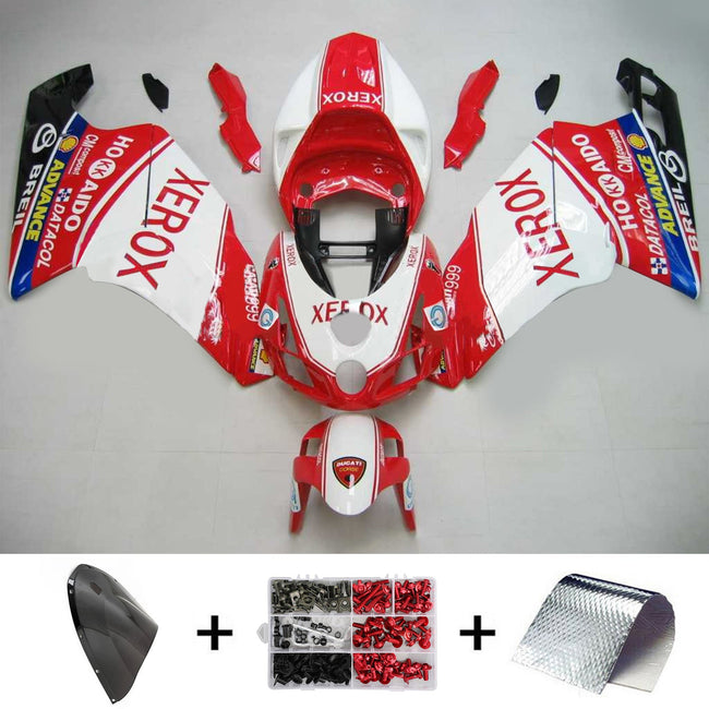 2005-2006 Ducati 999 749 Amotopart Fairing Kit Bodywork ABS #101