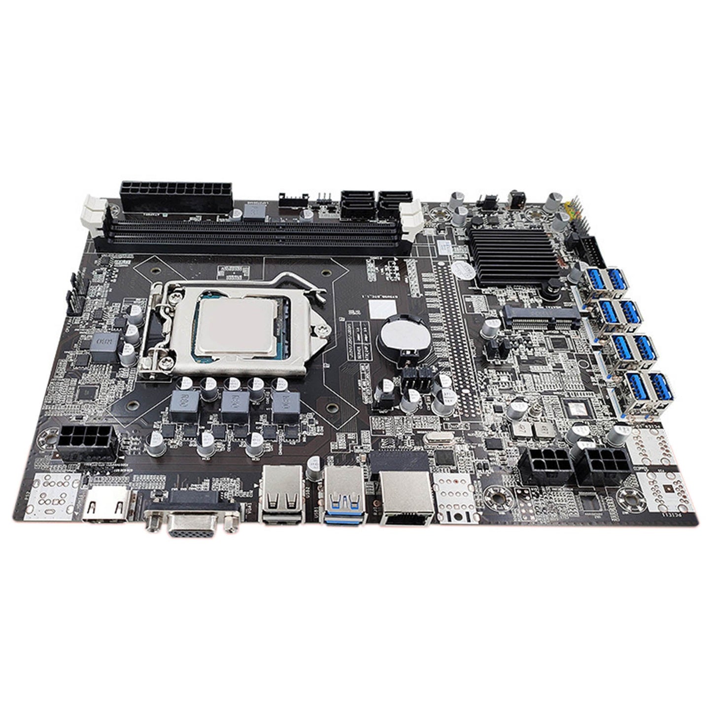 B250C-BTC PCI Express DDR4 Computer Mining Motherboard for LGA1151 Gen6/7