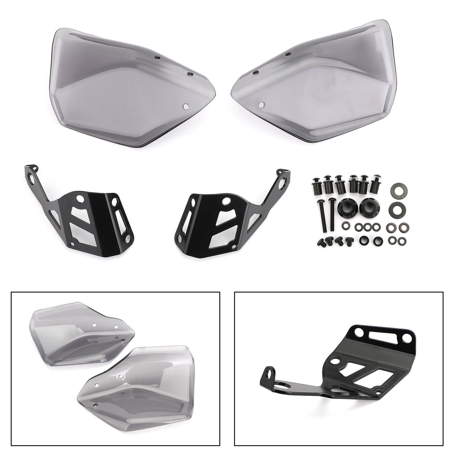 Handguard Handlebar Protector For BMW R Nine T 17-20 F750GS F850GS 18-20 Gray