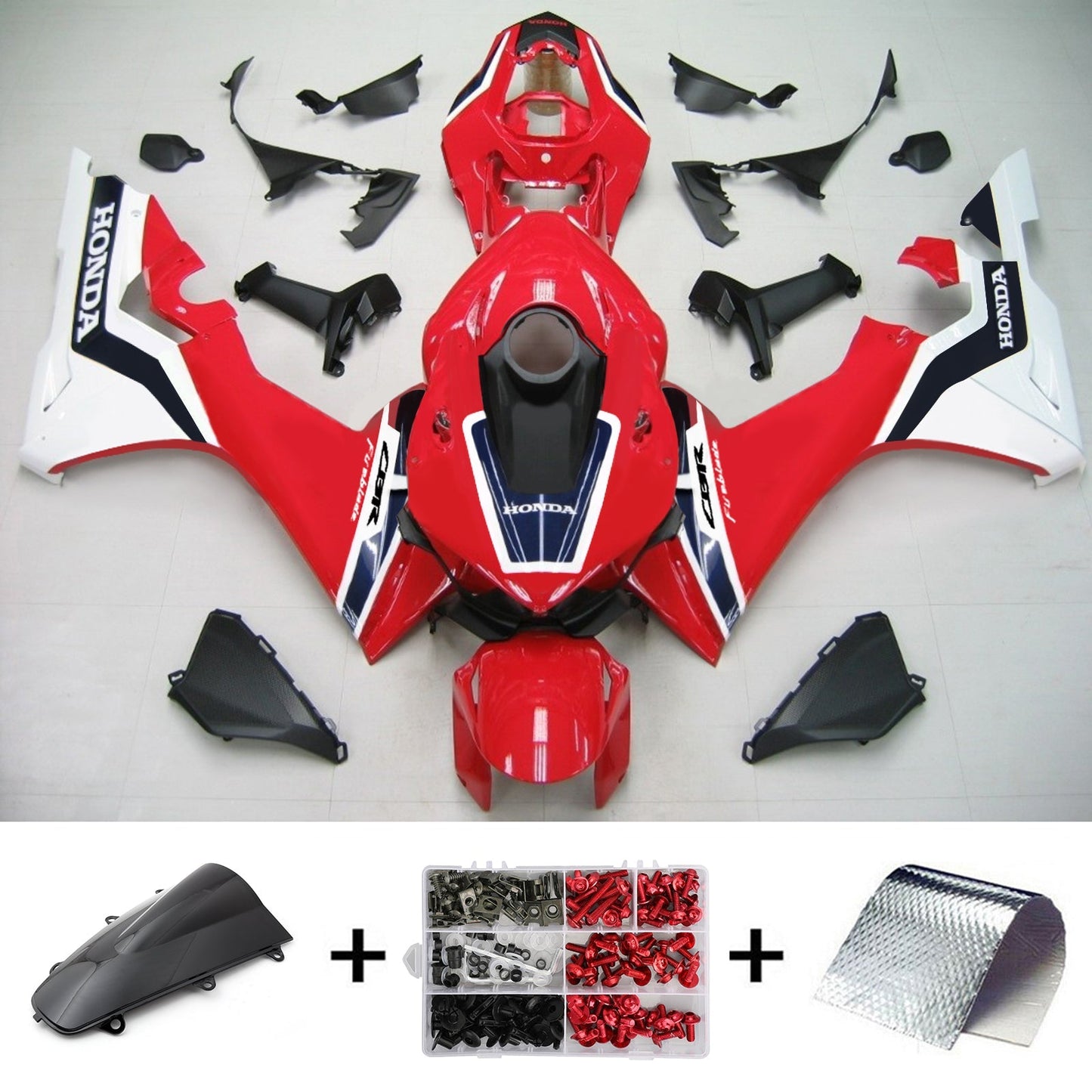 2017-2023 Honda CBR1000RR Amotopart Injection Fairing Kit Bodywork Plastic ABS #101