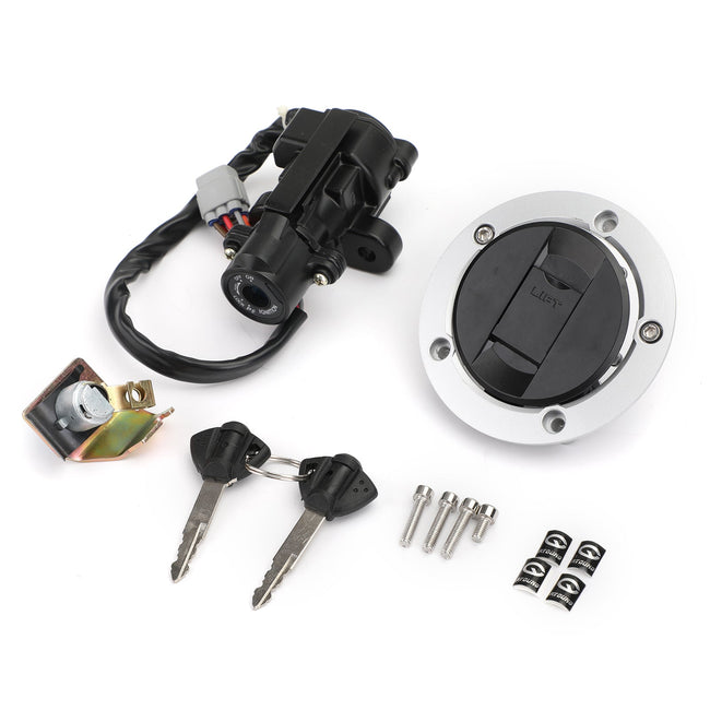 Suzuki GSXR 600 750 1000 05-18 Ignition Switch Fuel Gas Cap Seat Lock Keys
