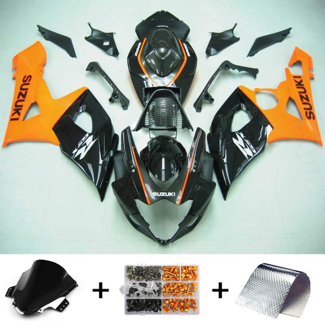 2005-2006 Suzuki GSXR1000 K5 Amotopart Injection Fairing Kit Bodywork Plastic ABS #108