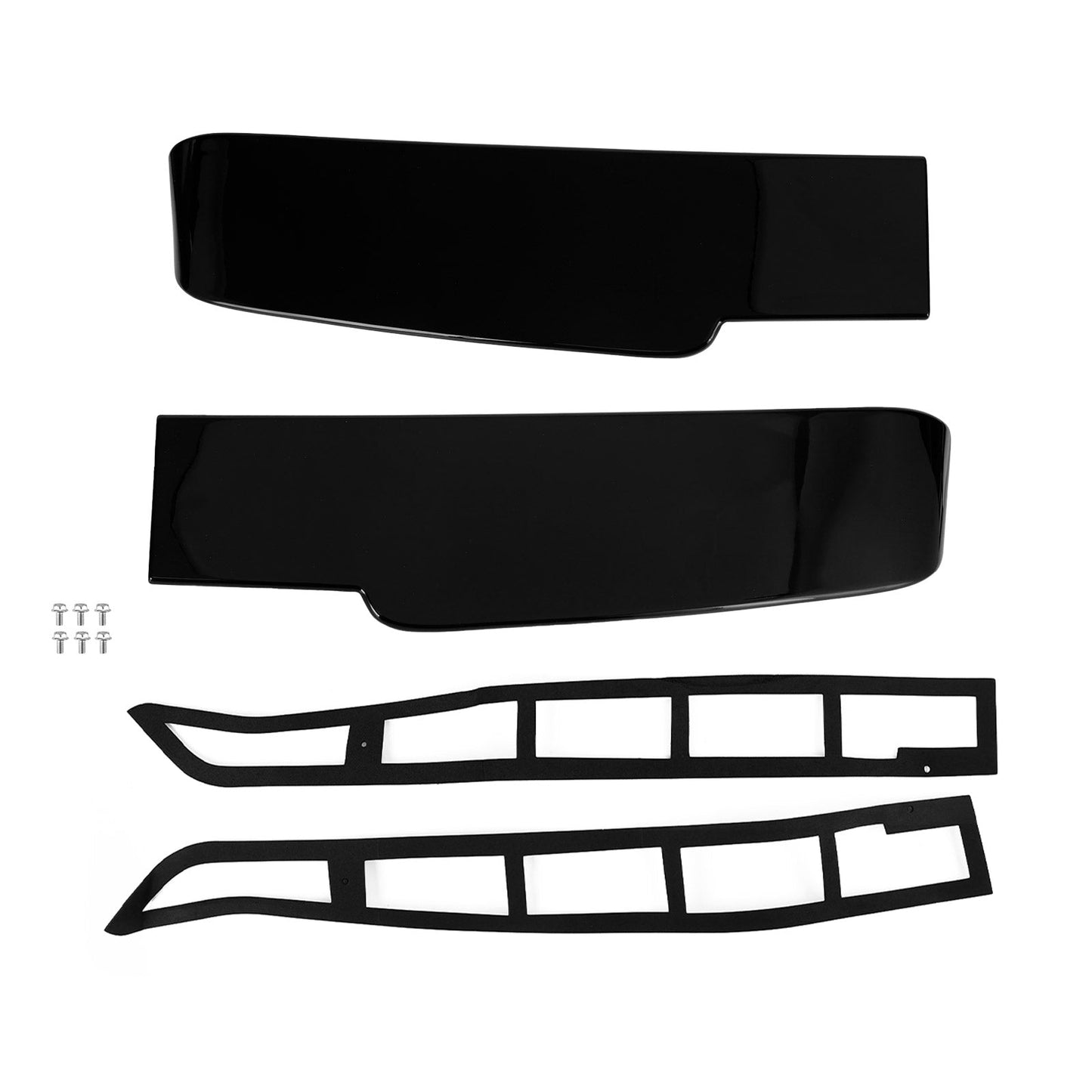 2004+ Black VW T5 T5.1 T6 T6.1 Premium Barn Door Spoiler