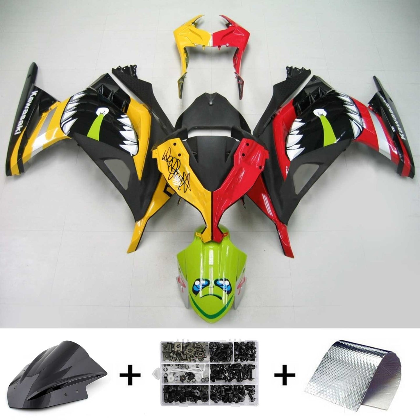 2013-2024 Kawasaki EX300/Ninja300 Injection Fairing Kit Bodywork Plastic ABS#161