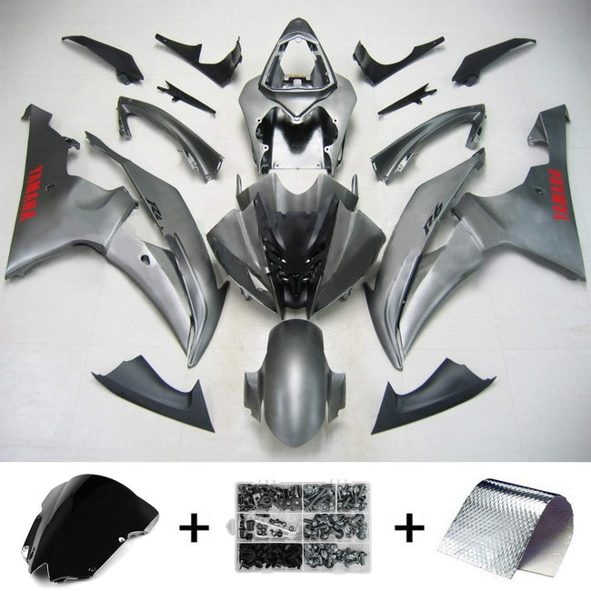 2008-2016 Yamaha YZF 600 R6 Injection Fairing Kit Bodywork Plastic ABS #157