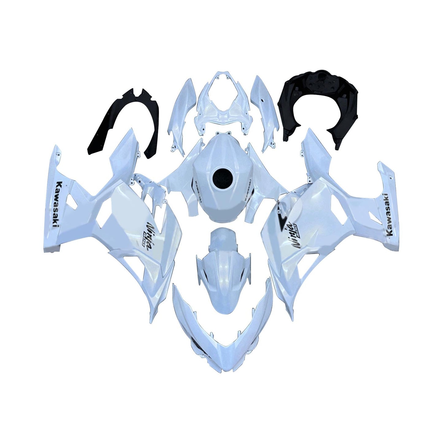 2018-2023=4 Kawasaki EX400 Ninja400 Fairing Kit Bodywork Plastic ABS